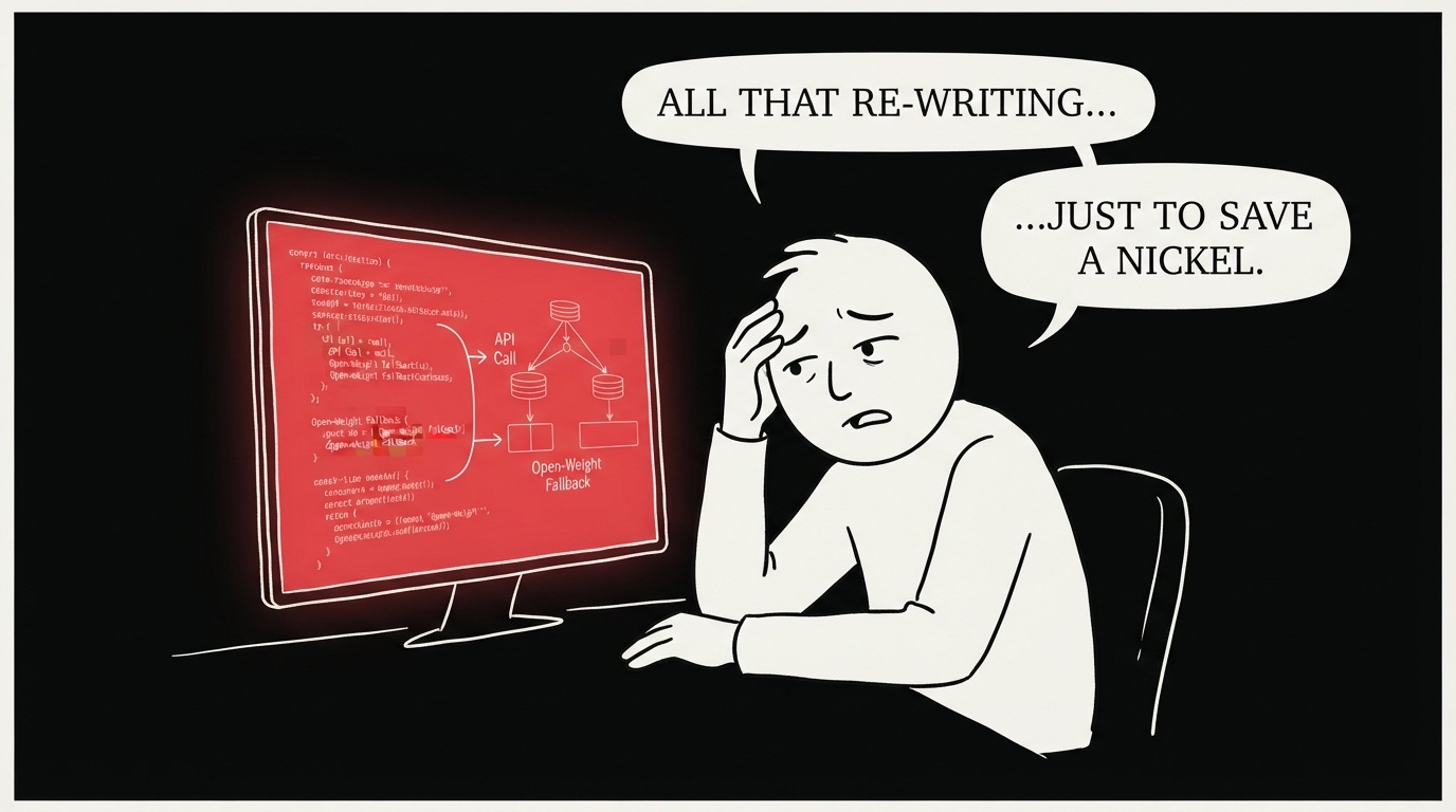 Open-weight models are now "good enough" for enterprise workloads